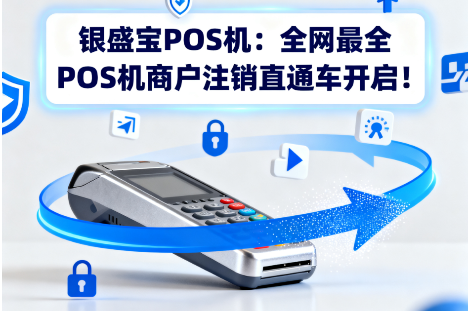 银盛宝POS机：全网最全POS机商户注销直通车开启！